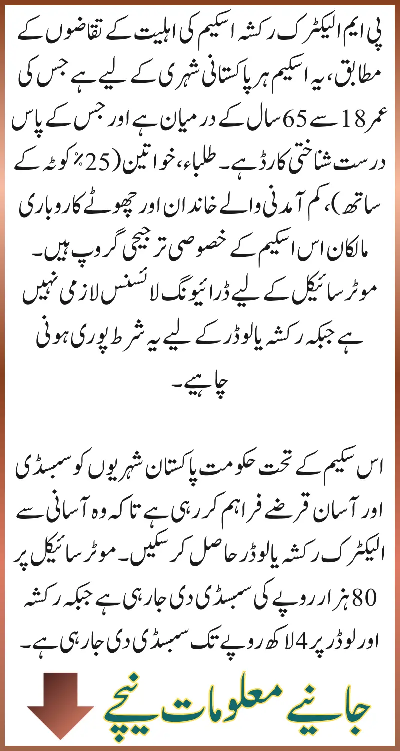 PM Electric Rickshaw Scheme