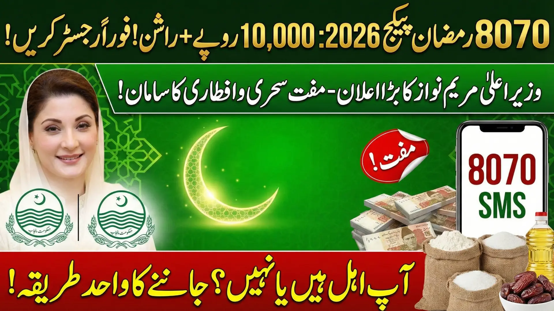 8070 Ramzan Relief Package 2026 – Rs. 10,000 Aid, Registration & Latest Updates