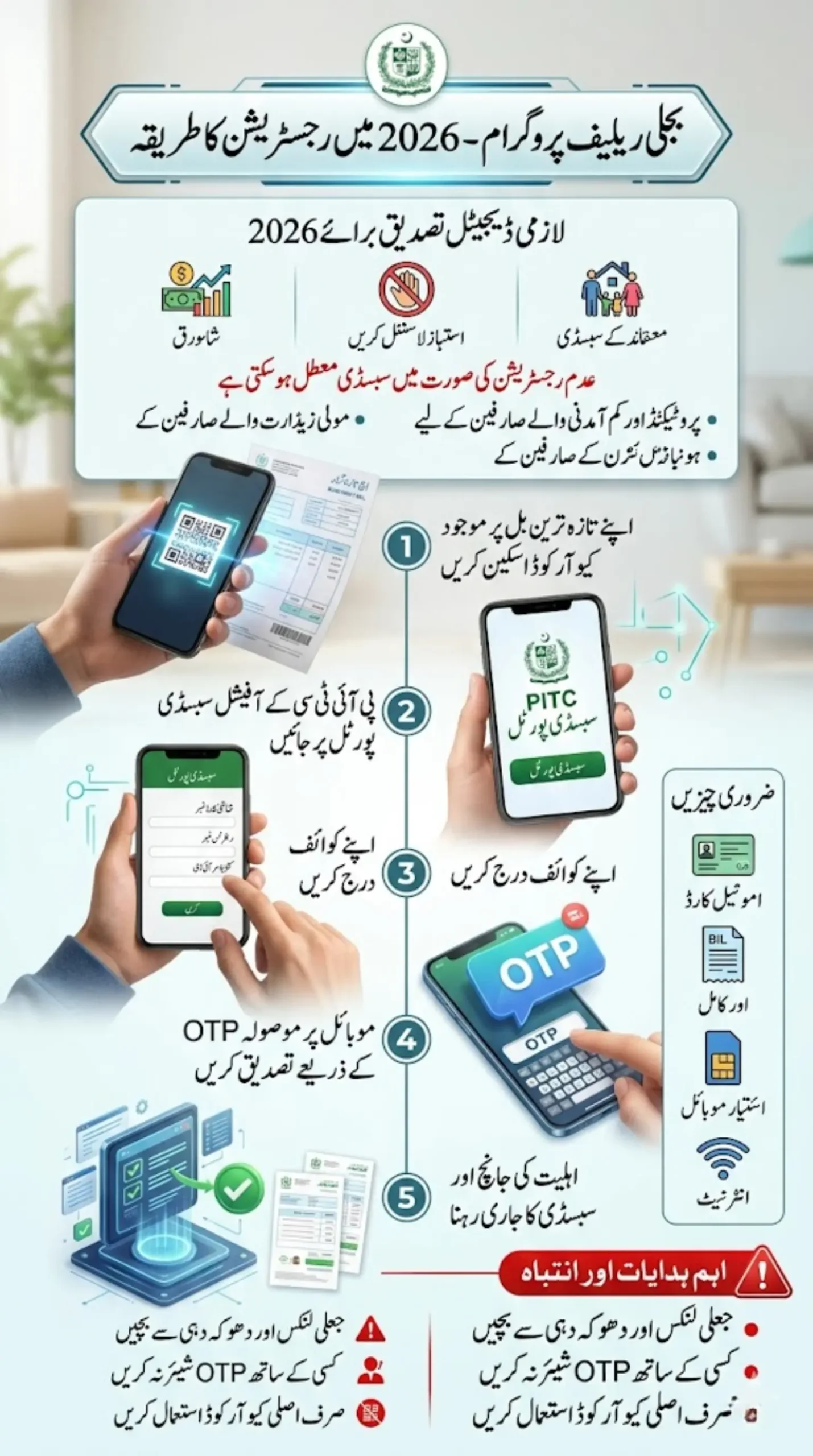 Electricity Relief Program Apply Via QR Code